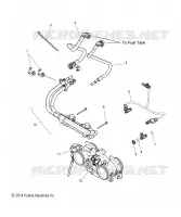 SISTEMA DE COMBUSTIBLE, RAIL, LINES and CUERPO DE MARIPOSA