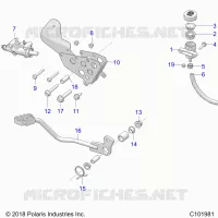 BRAKES, BRAKE PEDAL AND CILINDRO MAESTRO
