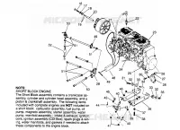 MONTAJE DEL MOTOR XLT RMK 0960956, XLT SKS 0960556  and EUROPEAN XLT SKS E960 (4931813181C005)