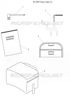 KIT DE HERRAMIENTA and CARGO STORAGE BAG