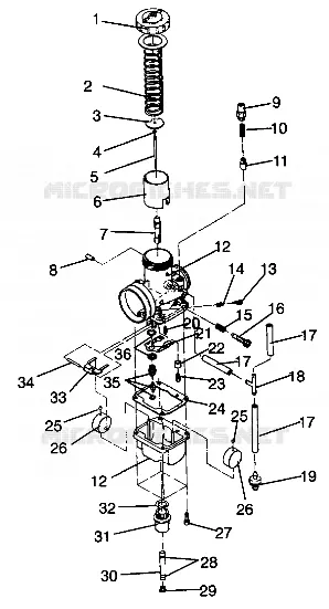 CARBURADOR 440 XCR 0941760 (4925182518036A)