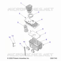 MOTOR, AIR BOX
