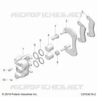 BRAKES, PINZA FRENO TRASEIRA
