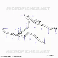 ENGINE, SISTEMA DE REFRIGERACIÃ“N, HOSES