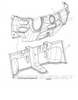 TABLERO, LOWER, STEREO AND HEATER, LH