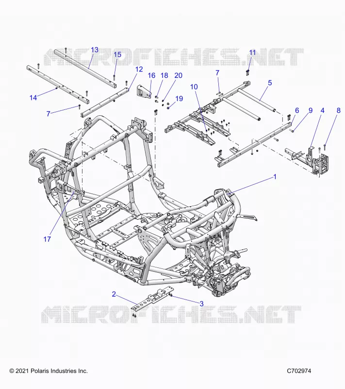 CHASSIS, MAIN BASTIDOR