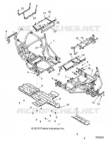 CHASSIS, MARCO PRINCIPAL AND SKID PLATES