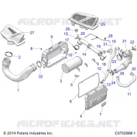 ENGINE, TOMA DE AIRE SYSTEM
