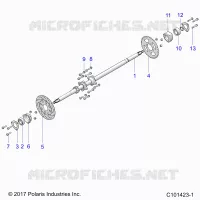 SUSPENSION TRASERA AXLE