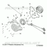 ENGINE, STATOR AND VOLANTE