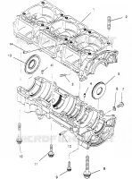 CAJA DEL CIGÜEÑAL 600 XCR SP 0965677 and EUROPEAN 600 XCR SP E965677 (4932063206C011)