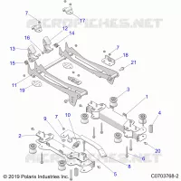ASIENTO MOUNTING, FRONT