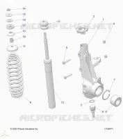 SUSPENSION, PUNTAL DELANTERO