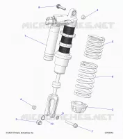 SUSPENSION, CHOQUE FRONTAL MOUNTING, STANDARD/PREMIUM
