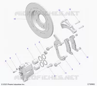 BRAKES, PINZA TRASERA