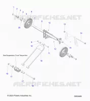 SUSPENSION, TRASERO ARM PAR
