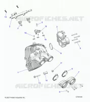ENGINE, INTAKE AND CUERPO DE MARIPOSA
