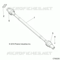 TREN, REAR PROP SHAFT