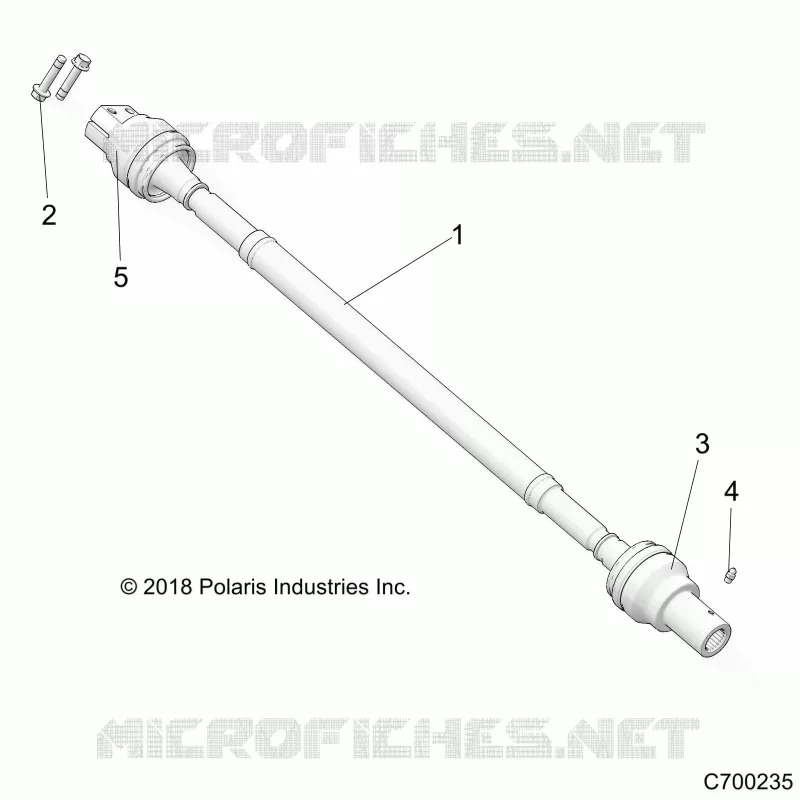 TREN, REAR PROP SHAFT