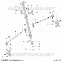 STEERING, MIEMBRO DE GOBIERNO AND TIE ROD ASM