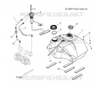 SISTEMA DE COMBUSTIBLE, GASOLINA TANK and GASOLINA LINES