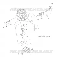 MOTOR, CARBURADOR, LOWER