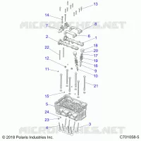 ENGINE, CULATA AND VALVES