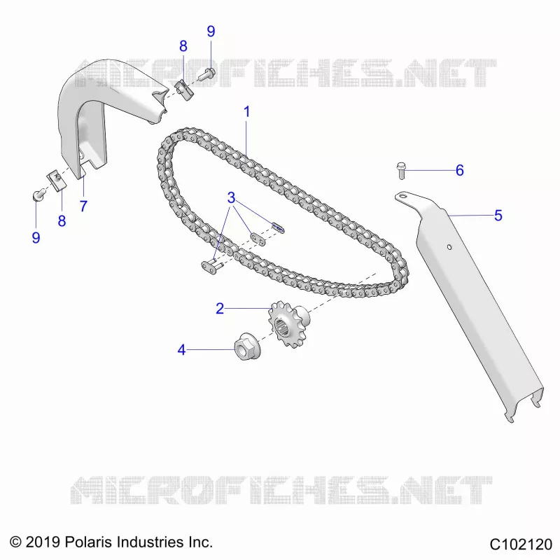 TREN, CHAIN AND GUARDS