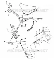 conjunto de dirección SL 650 / B934058 (4924732473010A)