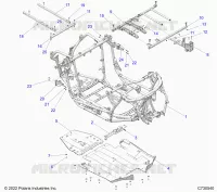 CHASSIS, MAIN FRAME AND ESQUÃD PLATES