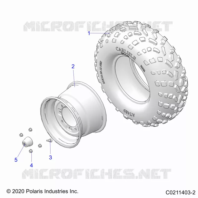 RUEDAS, REAR TIRE