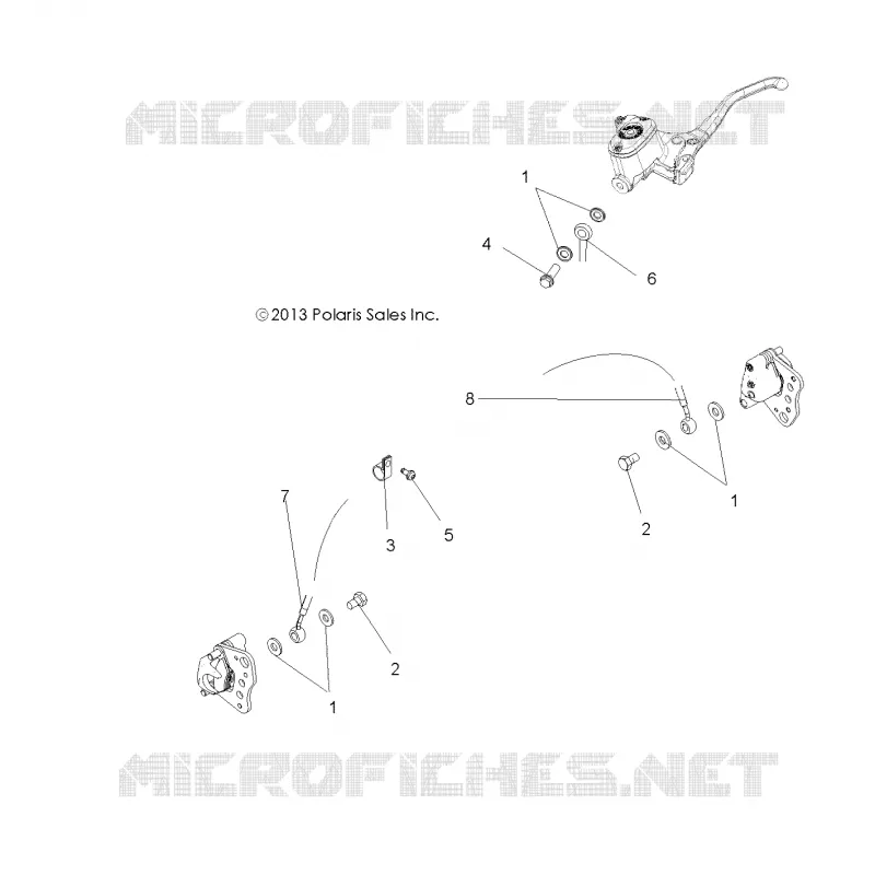FRENO FRONTAL BRAKE LINES