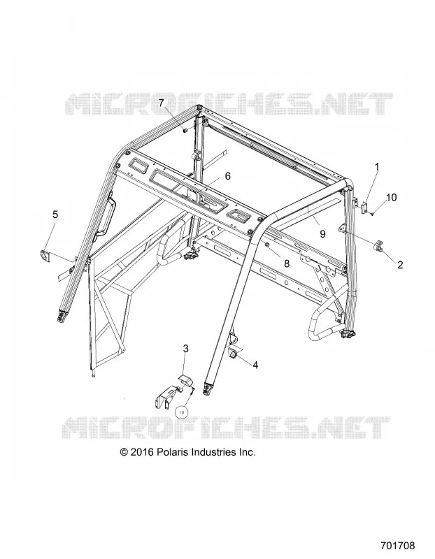 CHASSIS, CABINA AREA, AND BRAKE EDGE COVER
