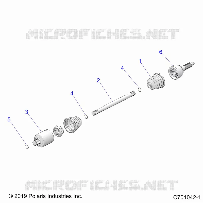 DRIVE TRAIN, HALF EJE TRASERO