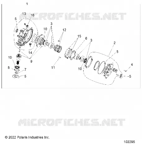 TREN, FRONT GEARCASE