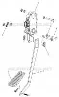RHD pedal del acelerador