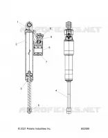 SUSPENSION, SHOCK TRASERO TRACK