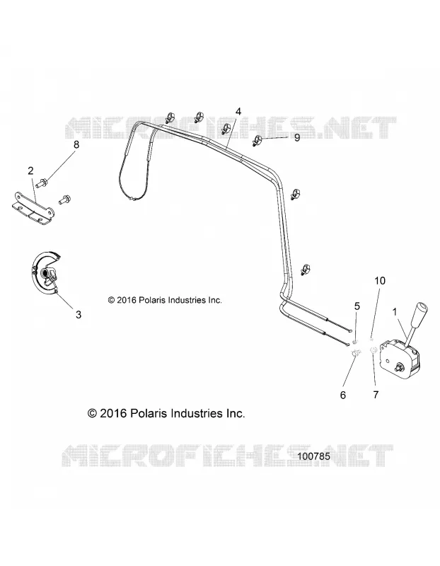 TREN, SHIFT LEVER