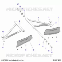 SUSPENSION, A-ARM AND PUNTAL MOUNTING