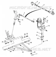Wishbones Front   TIRANTES DE DIRECCIÓN Trail Blazer W937221 (4924082408015A)