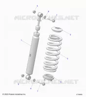 SUSPENSION, CHOQUE FRONTAL MOUNTING