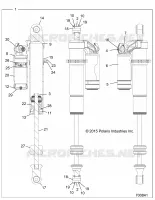 SUSPENSION TRASERA SHOCK INTERNALS