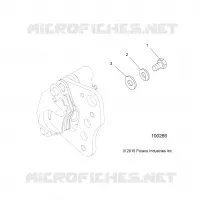 FRENO FRONTAL CALIPER MOUNTING