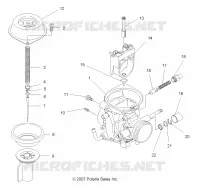 MOTOR, CARBURADOR, UPPER
