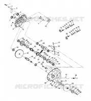SELECTOR DEL TREN 6x6 400L, U.S. W958740, SWEDISH S958740 (4930273027D004)