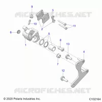 BRAKES, PINZA FRENO TRASEIRA