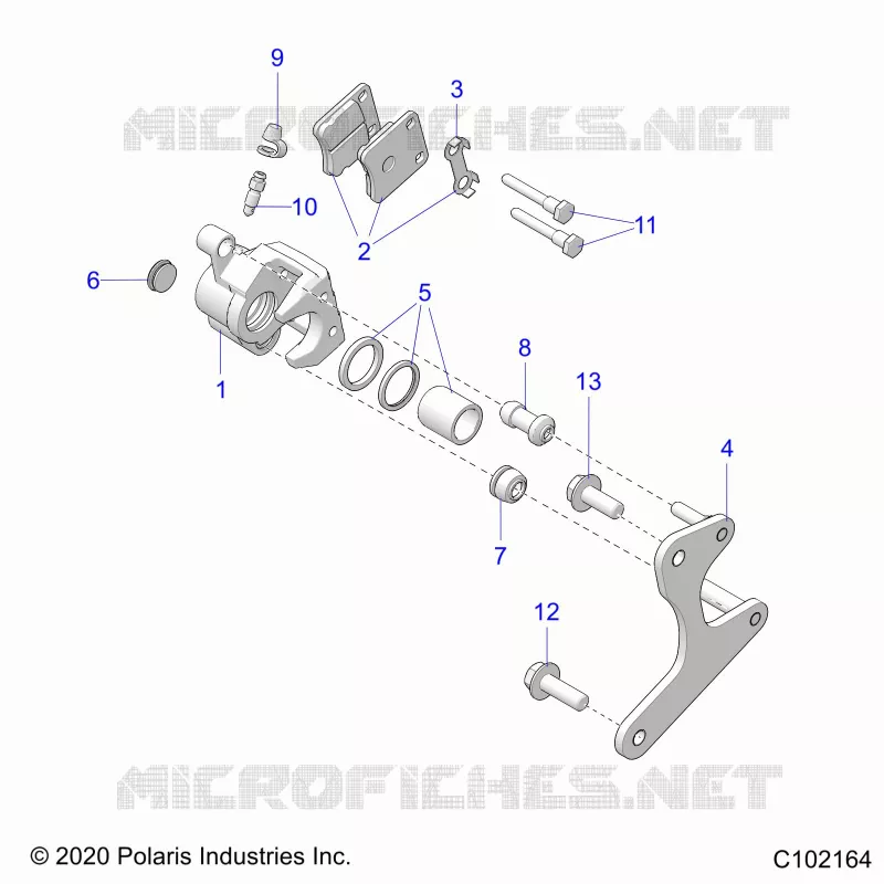 BRAKES, PINZA FRENO TRASEIRA