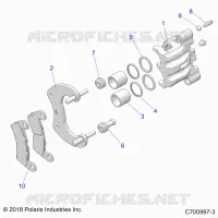 BRAKES, PINZA TRASERA