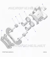 BRAKES, PINZA TRASERA