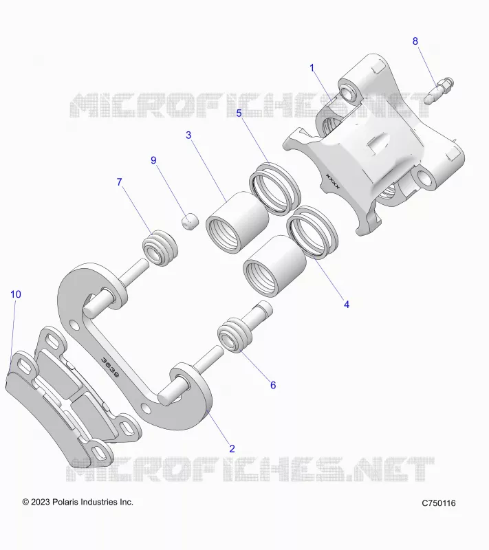 BRAKES, PINZA TRASERA